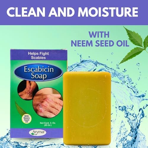 Arymar Escabicin Sulfur Soap Bar with Neem Oil – Deep Cleansing for Oily Skin, Pores & Blemishes (3 oz) - görsel 4