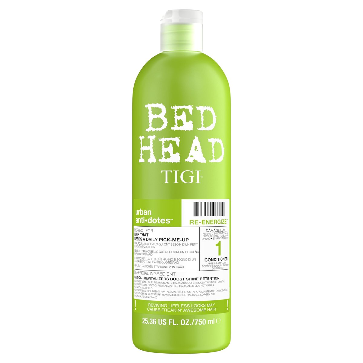 Tigi Bed Head Urban Anti+dotes Re-energize Conditioner 750ml/25.36oz - görsel 1