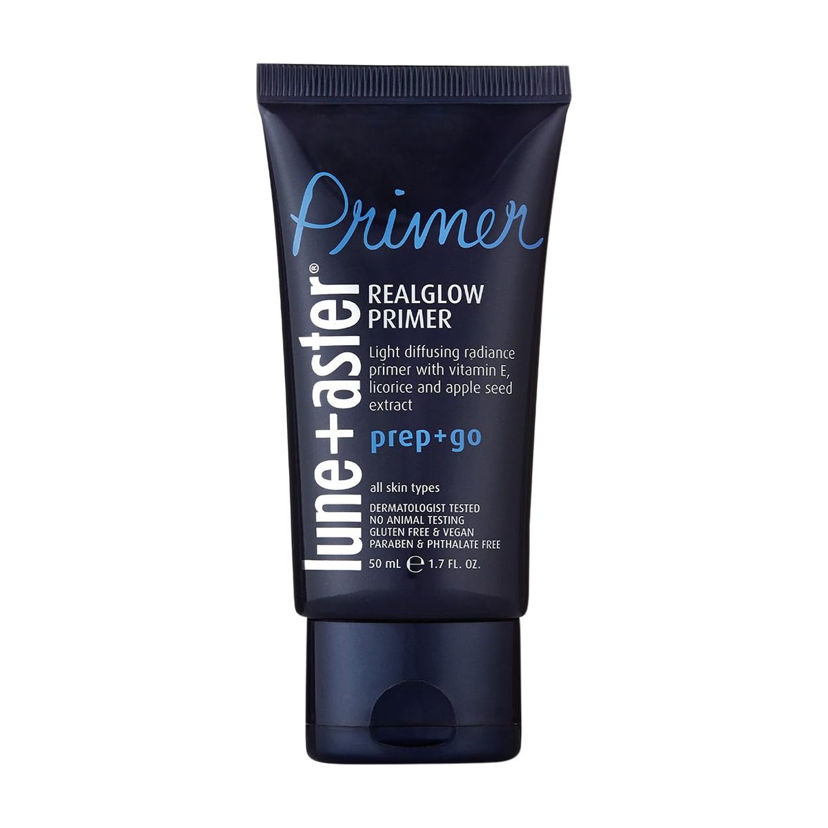 Lune+Aster RealGlow Primer - Sheer Illuminating Primer for Radiant Skin | Vitamin E & Licorice Extract | Vegan, Gluten-Free | Made in USA - 1.7 Fl Oz Avelisse