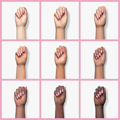 wet n wild Wild Shine Nail Color – Tickled Pink, High-Shine Finish, 0.41 fl oz