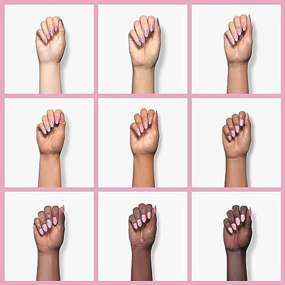 wet n wild Wild Shine Nail Color – Tickled Pink, High-Shine Finish, 0.41 fl oz