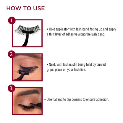iENVY by Kiss Lash Applicator Tool – Precision Silicone Tweezers for Easy DIY Eyelash Extensions & Strip Lashes
