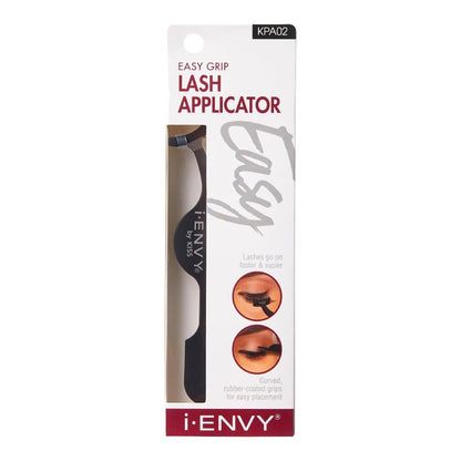 iENVY by Kiss Lash Applicator Tool – Precision Silicone Tweezers for Easy DIY Eyelash Extensions & Strip Lashes