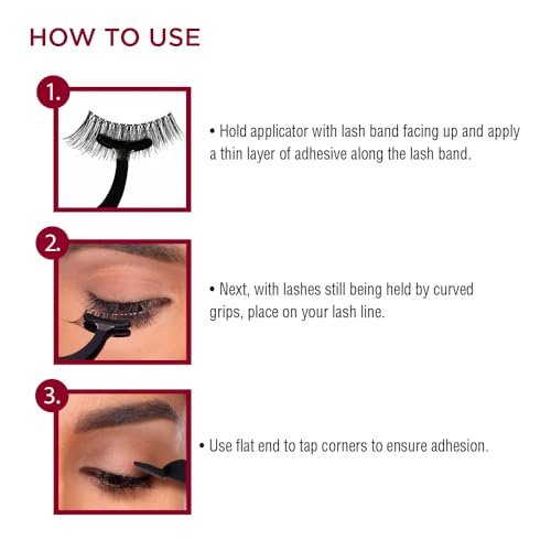 iENVY by Kiss Lash Applicator Tool – Precision Silicone Tweezers for Easy DIY Eyelash Extensions & Strip Lashes - görsel 12