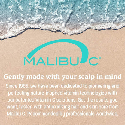 Malibu C Leave In Conditioner & Moisturizing Heat Protectant for Hair - Daily & Post Swim Detangler Spray for Adults & Kids, UV Protection to Help Prevent Color Fading, 9 oz