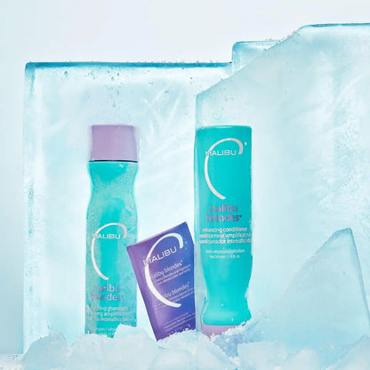 Malibu C Blondes Collection - Blonde Shampoo and Conditioner Set - Protects and Preserves Color Vibrancy + Infuses Moisture with Enhanced Vitamin Complex - Sulfate-Free Hair Care Avelisse