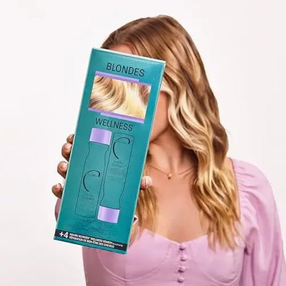 Malibu C Blondes Collection - Blonde Shampoo and Conditioner Set - Protects and Preserves Color Vibrancy + Infuses Moisture with Enhanced Vitamin Complex - Sulfate-Free Hair Care Avelisse