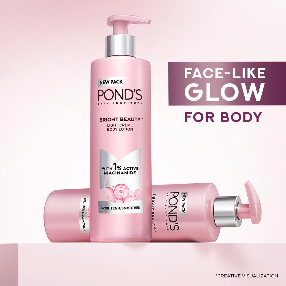 Pond's Triple Vitamin Moisturising Body Lotion, 275 ML – Nourishing Dry Skin with Vitamins B3, C, and E - görsel 17
