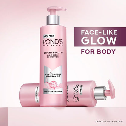 Pond's Triple Vitamin Moisturising Body Lotion, 275 ML – Nourishing Dry Skin with Vitamins B3, C, and E