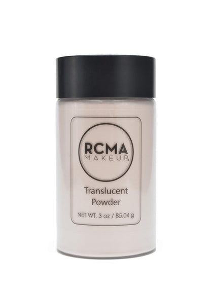 RCMA Makeup Translucent Loose Powder - Lightweight Setting Powder for Flawless Finish, Shine Control, Natural Matte Look, No Flashback, Vegan & Cruelty-Free, 3 oz