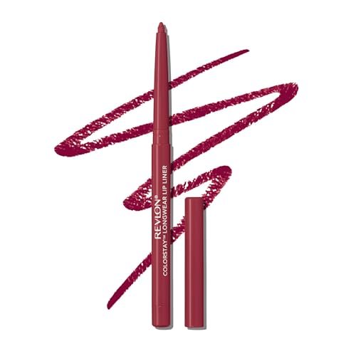 Revlon Colorstay Lip Liner – Longwear, Smooth Application, Built-in Sharpener, 670 Wine, 0.01 oz - görsel 2