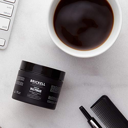 Brickell Men's Flexible Hold Wax Pomade - Natural & Organic Hair Styling for Men, 2 oz - görsel 6