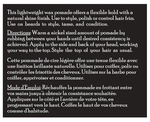 Brickell Men's Flexible Hold Wax Pomade - Natural & Organic Hair Styling for Men, 2 oz - görsel 12