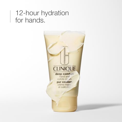 Clinique Daily Deep Comfort Hydrating Cuticle and Hand Cream with Hyaluronic Acid + Glycerin, 2.6 Fl Oz Avelisse