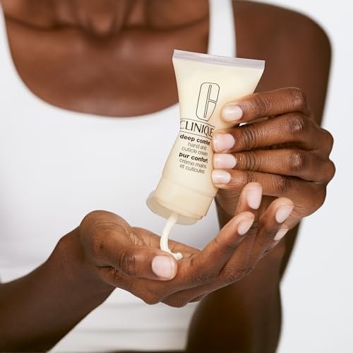 Clinique Daily Deep Comfort Hydrating Cuticle and Hand Cream with Hyaluronic Acid + Glycerin, 2.6 Fl Oz Avelisse