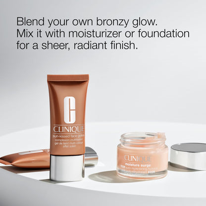 Clinique Sun-Kissed Face Gelee Complexion Multitasker Bronzing Drops - Universal Glow Skin Tint & Liquid Bronzer, 1 Fl Oz Avelisse