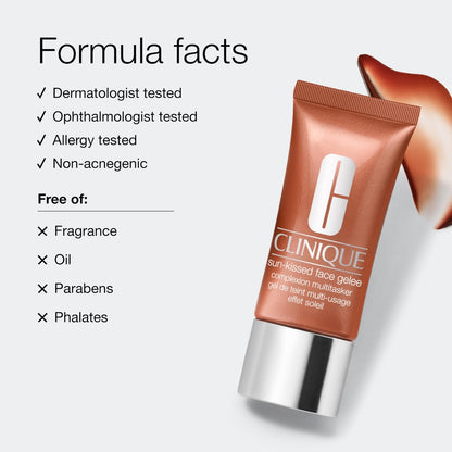Clinique Sun-Kissed Face Gelee Complexion Multitasker Bronzing Drops - Universal Glow Skin Tint & Liquid Bronzer, 1 Fl Oz Avelisse
