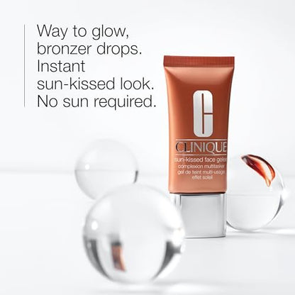 Clinique Sun-Kissed Face Gelee Complexion Multitasker Bronzing Drops - Universal Glow Skin Tint & Liquid Bronzer, 1 Fl Oz Avelisse