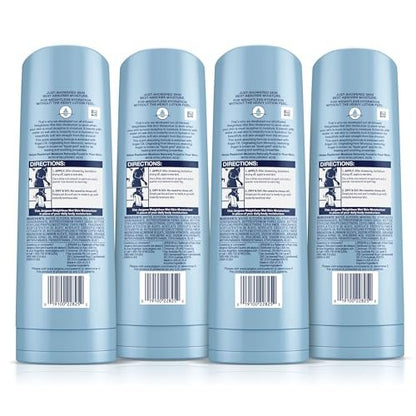 Jergens Wet Skin Body Moisturizer with Restoring Argan Oil, 10 oz (Pack of 4) – Fast-Absorbing, Non-Greasy, Dermatologist Tested Avelisse