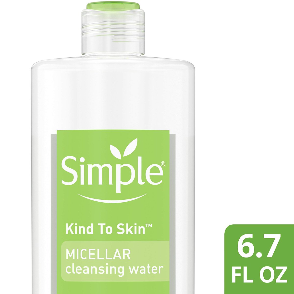 Simple Kind to Skin Cleansing Water Micellar 6.7 oz – Gentle Makeup Remover & Facial Cleanser for Sensitive Skin - görsel 3