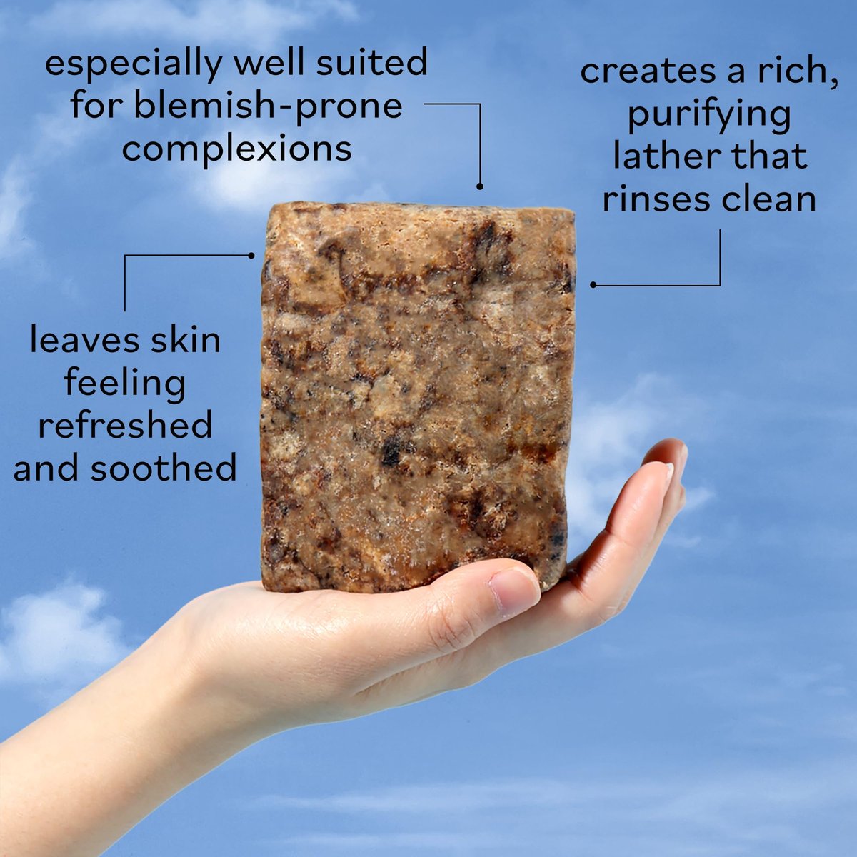 Sky Organics African Black Soap Bar – 16 oz Deep Cleansing Face & Body Wash for Blemish-Prone, Oily & Combination Skin – Natural, Vegan & Cruelty-Free Avelisse