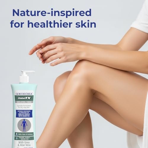 Goicoechea Diabet TX Diabetic Lotion with Urea for Dry Skin | Soothing Hydrating Cream with Aloe, Oatmeal & Vitamin E for Hands, Elbows, Feet & Body | Extra Dry Skin Support, 13.5 Oz | 1-Pack - görsel 15