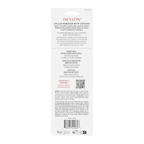 Revlon Callus Remover Foot File for Wet or Dry Skin - Gently Removes Dead Skin and Calluses, Easy to Use, Ceramic, Pack of 1 Avelisse