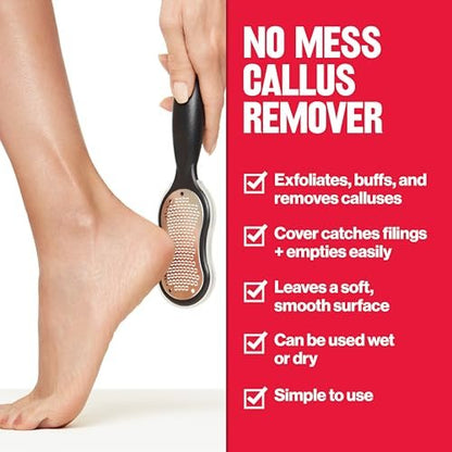 Revlon Callus Remover Foot File for Wet or Dry Skin - Gently Removes Dead Skin and Calluses, Easy to Use, Ceramic, Pack of 1 Avelisse