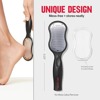 Revlon Callus Remover Foot File for Wet or Dry Skin - Gently Removes Dead Skin and Calluses, Easy to Use, Ceramic, Pack of 1 Avelisse