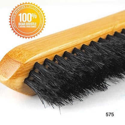 Evolve Perfect Edge Brush – Premium Boar Bristle Hair Brush for Styling and Smoothing