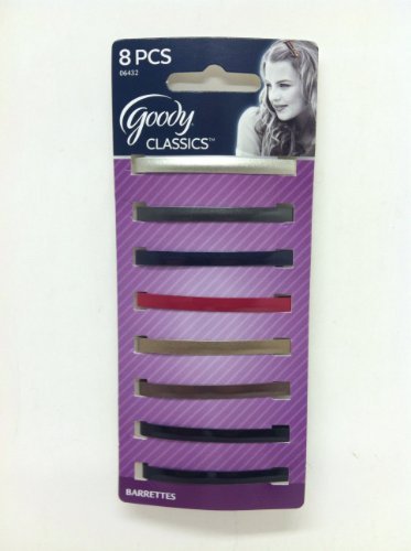 GOODY Women Classics Metallic Glossed Stay Tight Hair Clips - 8 Count Avelisse