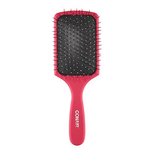 Conair Detangling Paddle Brush - Gentle for All Hair Types, Pink - görsel 2