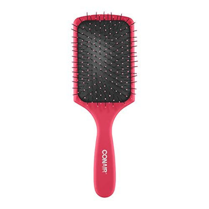 Conair Detangling Paddle Brush - Gentle for All Hair Types, Pink