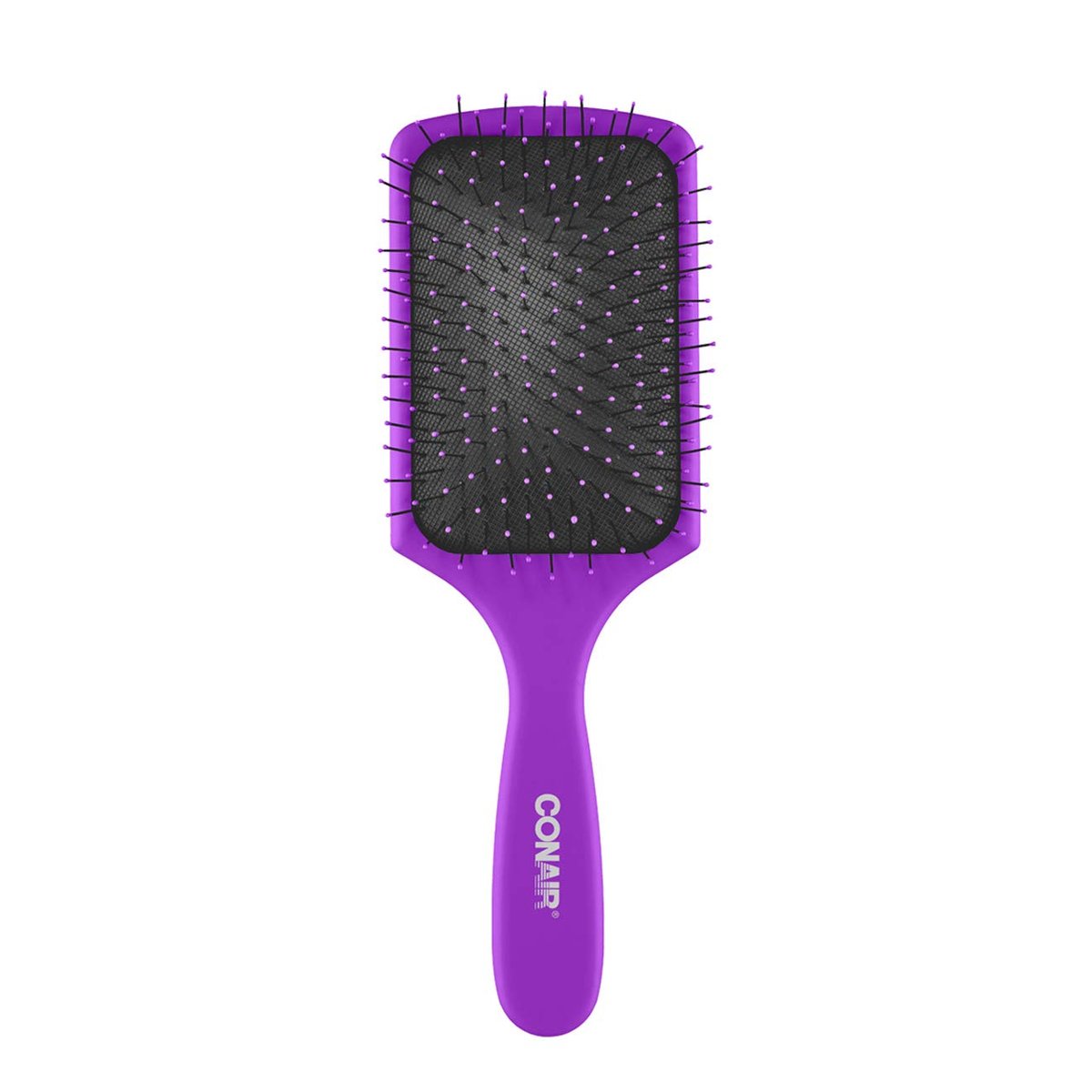 Conair Detangling Paddle Brush - Gentle for All Hair Types, Pink - görsel 7