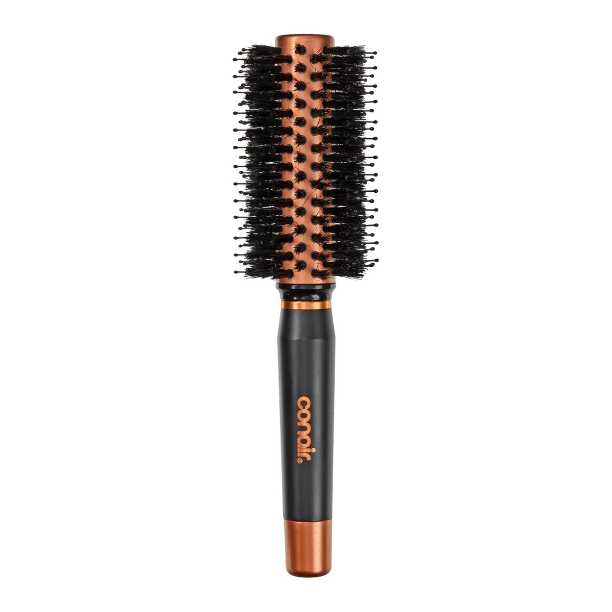 Conair Quick Dry Copper Round Hair Brush - Blow Out Styler for Voluminous Looks, Nylon & Boar Bristles, Fast Drying - görsel 2