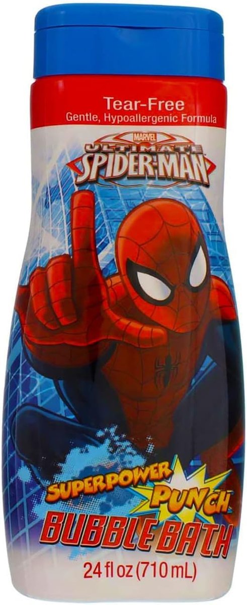 Marvel Amazing Spider-Man Bubble Bath for Kids | Watermelon Scent | 24 oz