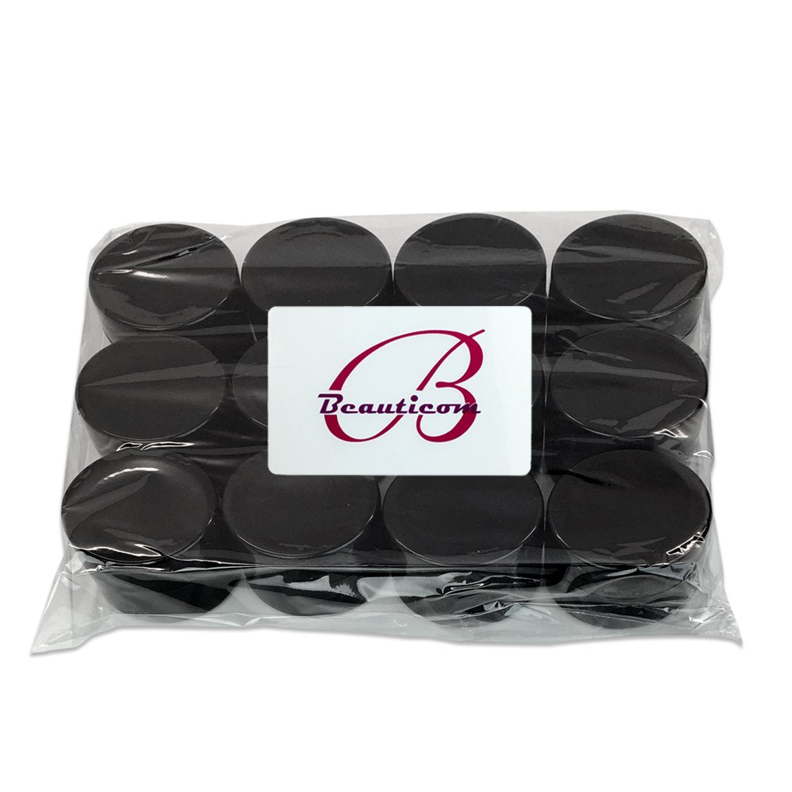 Beauticom 12 Pack 7G/7ml (0.25oz) Black Double Wall Plastic Jars with Foam Lined Lid for Lotion, Creams, Toners, Lip Balms, Makeup Samples - BPA Free - görsel 13