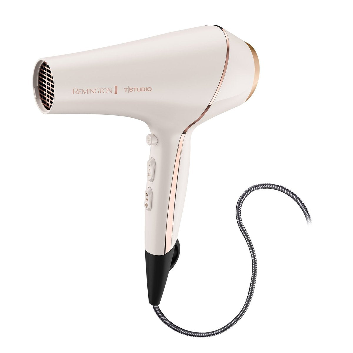 Remington Pro Ionic Hair Dryer 1875W with Diffuser, 2 Concentrators, 3 Sectioning Clips, 3 Heat and 2 Speed Settings, Cool Shot Button Avelisse