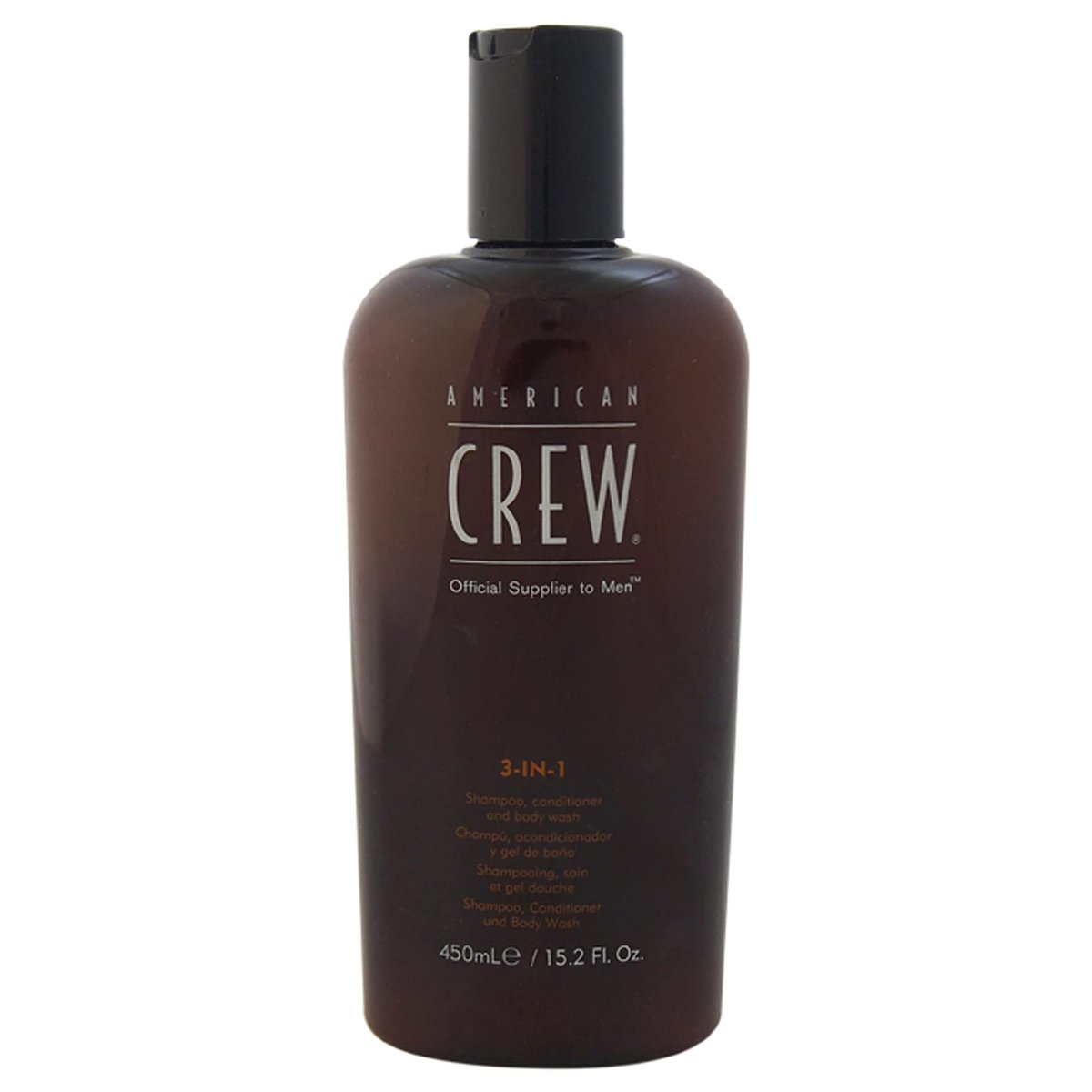 American Crew 3-In-1 Shampoo, Conditioner, and Body Wash for Men, 15.2 oz - görsel 1