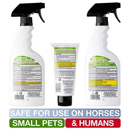 Cowboy Magic Greenspot + Super Body Shine 16 oz Each with Detangler & Shine 4 oz