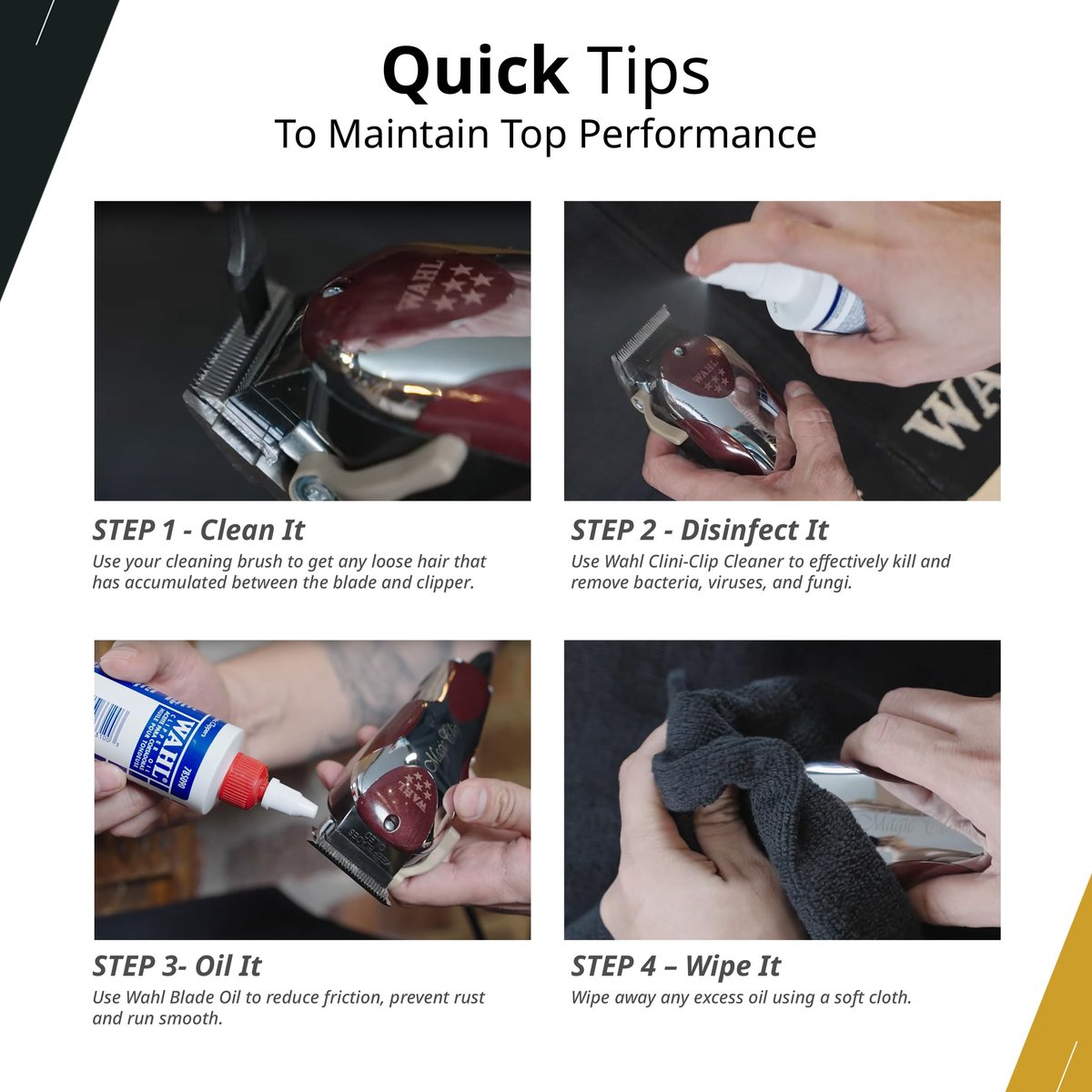Wahl Professional Cordless Barber Combo: Magic Clip & Detailer Li, Lithium-Ion, 100-Minute Run Time Avelisse
