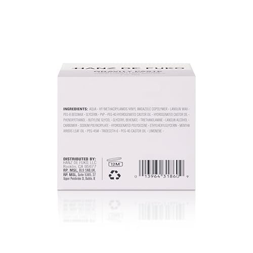 Hanz de Fuko Gravity Paste – Premium Men's Hair Styling Paste – High Hold, Medium Shine – 2 oz Travel Size Avelisse
