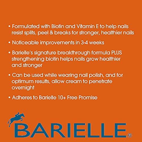Barielle Daily Strengthening Nail Cream with Biotin - 1.5 oz for Splitting, Brittle, Ridged & Damaged Nails - görsel 7