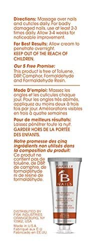 Barielle Daily Strengthening Nail Cream with Biotin - 1.5 oz for Splitting, Brittle, Ridged & Damaged Nails - görsel 9