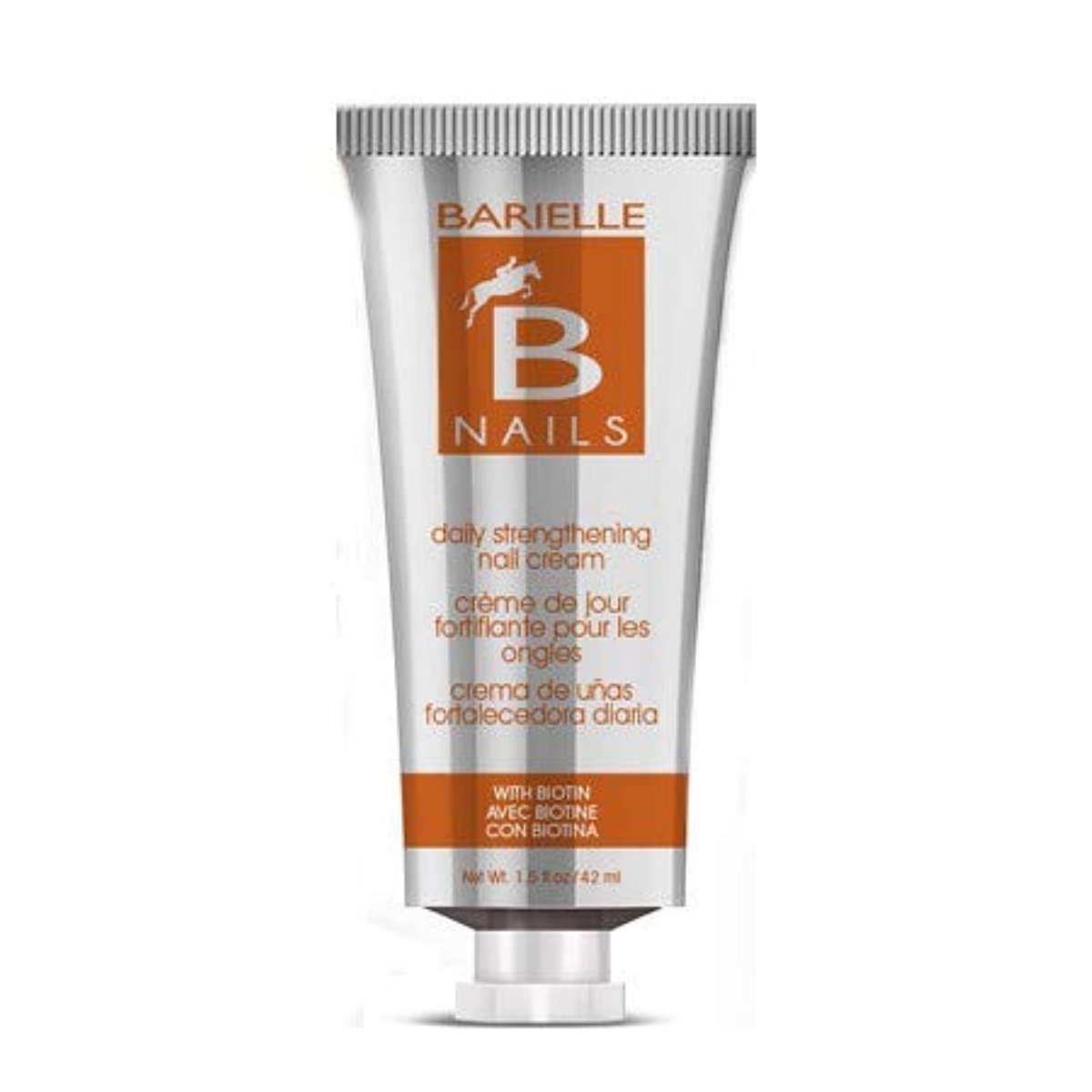 Barielle Daily Strengthening Nail Cream with Biotin - 1.5 oz for Splitting, Brittle, Ridged & Damaged Nails - görsel 1