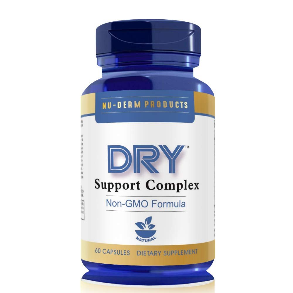 DRY Hyperhidrosis Treatment Pills – Natural Antiperspirant Vitamins for Sweaty Hands, Feet, Underarms & Night Sweats (60 Count) Avelisse