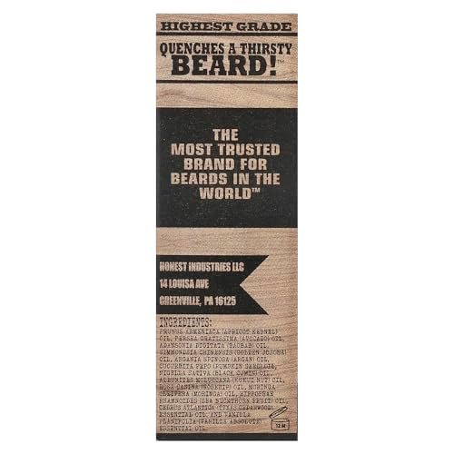 Honest Amish Premium Beard Oil - 2 oz - All Natural, Handcrafted Beard Conditioner - görsel 6