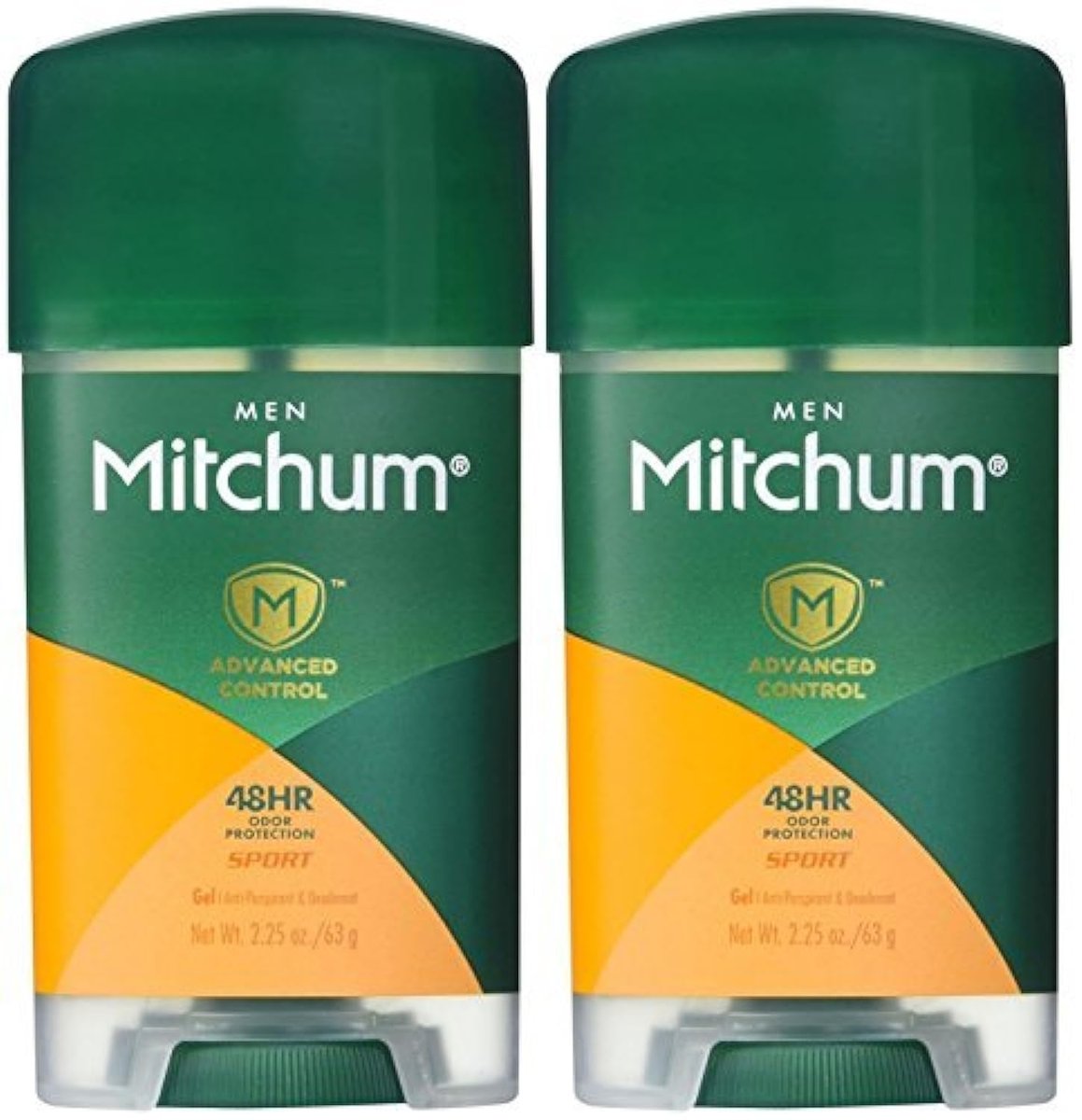Mitchum Clear Gel Antiperspirant & Deodorant for Men, Super Sport - 2.25 oz Twin Pack - görsel 1