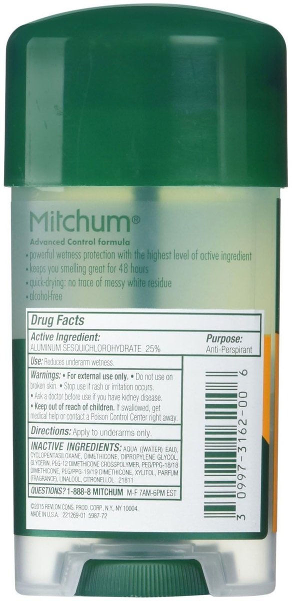 Mitchum Clear Gel Antiperspirant & Deodorant for Men, Super Sport - 2.25 oz Twin Pack - görsel 3