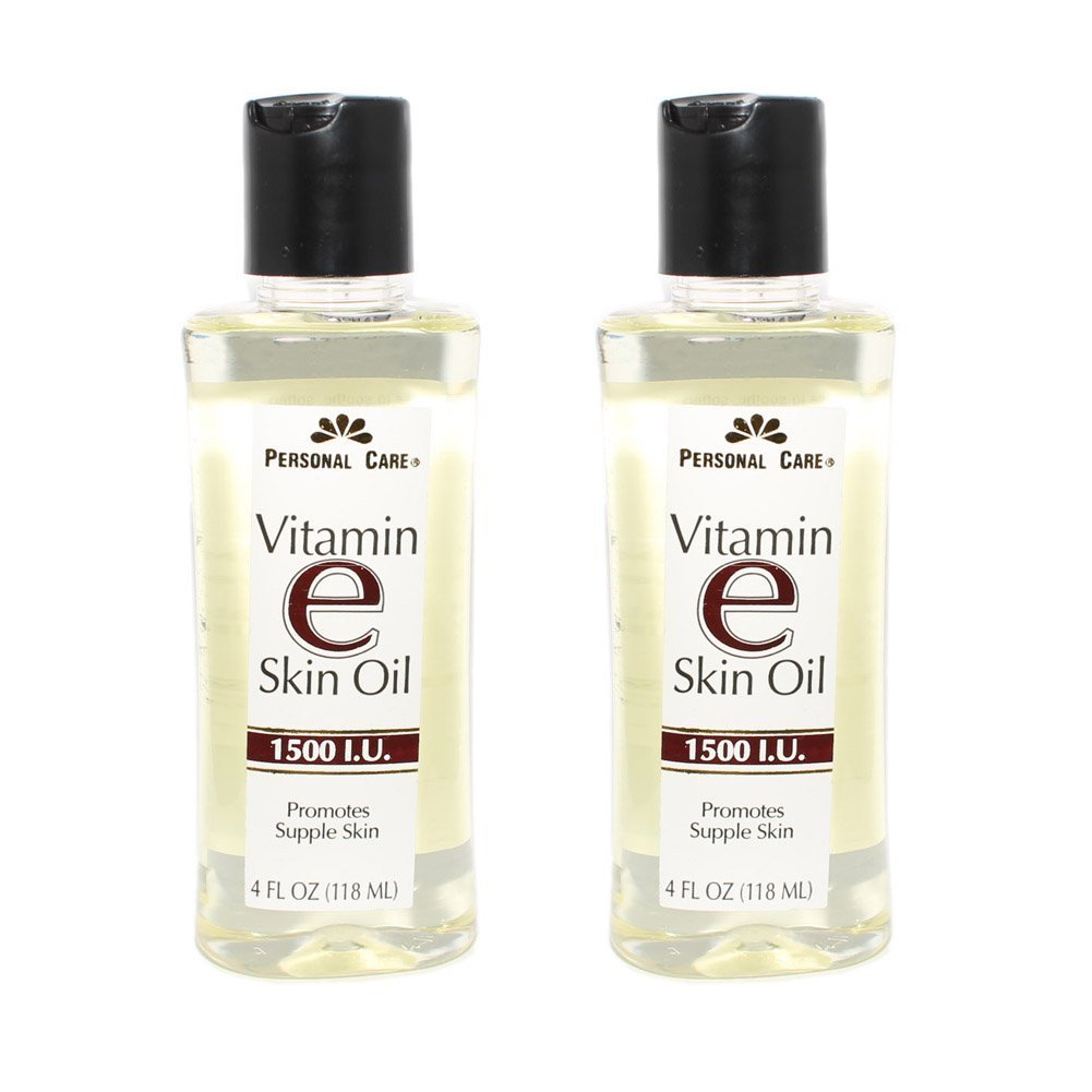 Vitamin E Skin Oil - Pure Moisturizing Oil for Face, Body & Hair - 4 Fl Oz (Pack of 2) - görsel 1